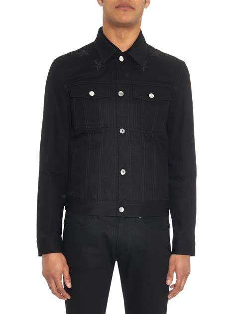 givenchy red and black jean jacket|black givenchy jean jacket men.